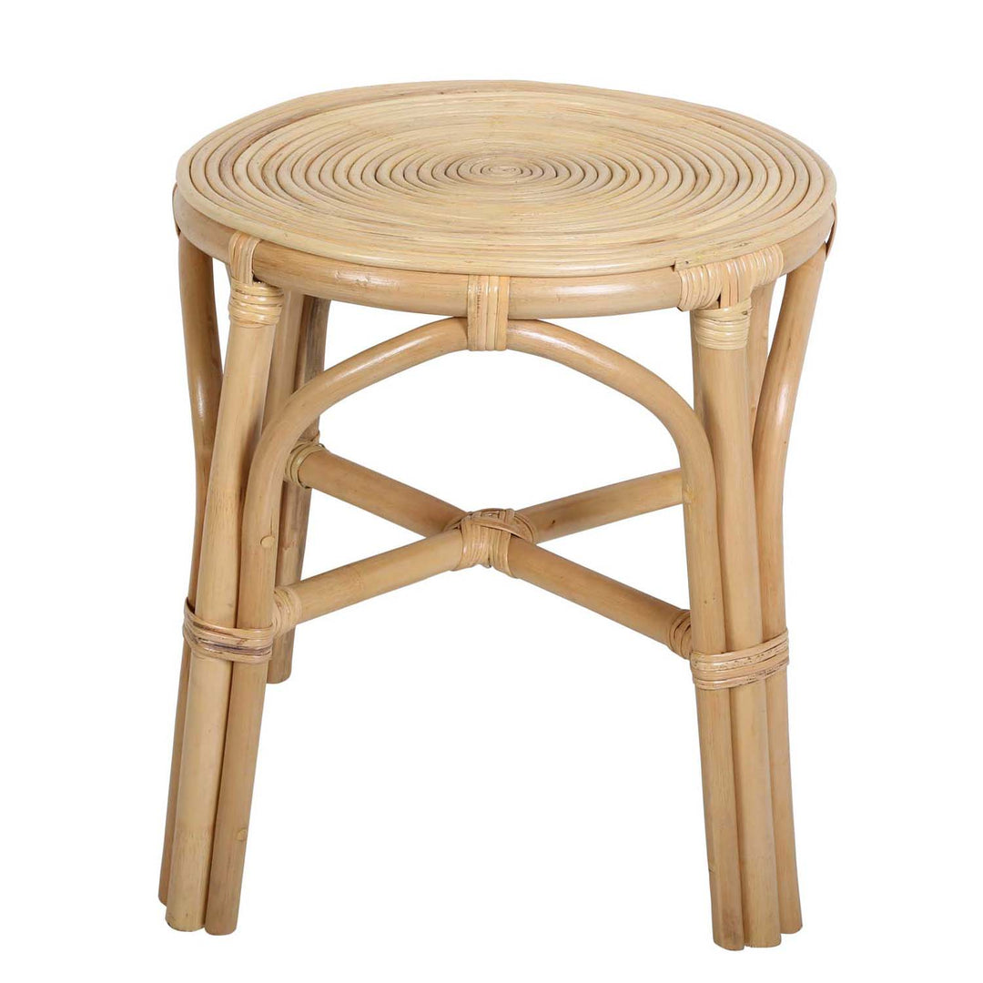 Mesa auxiliar de ratán Deria