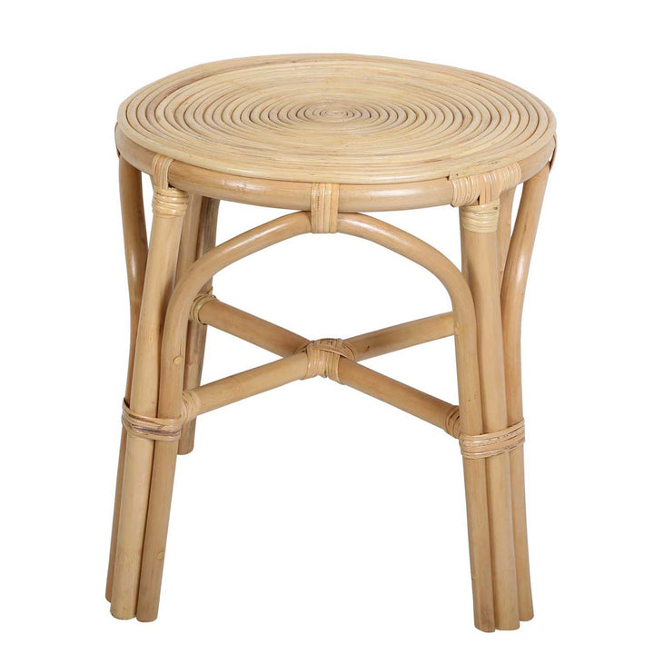 Mesa auxiliar de ratán Deria