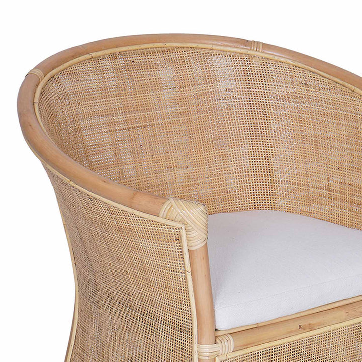 Sillón de ratán Sumatra natural