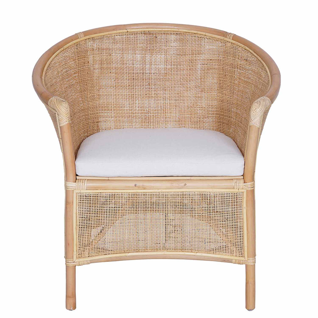 Sillón de ratán Sumatra natural
