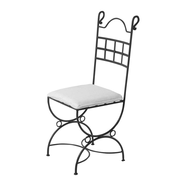 Silla de hierro forjado Nabil