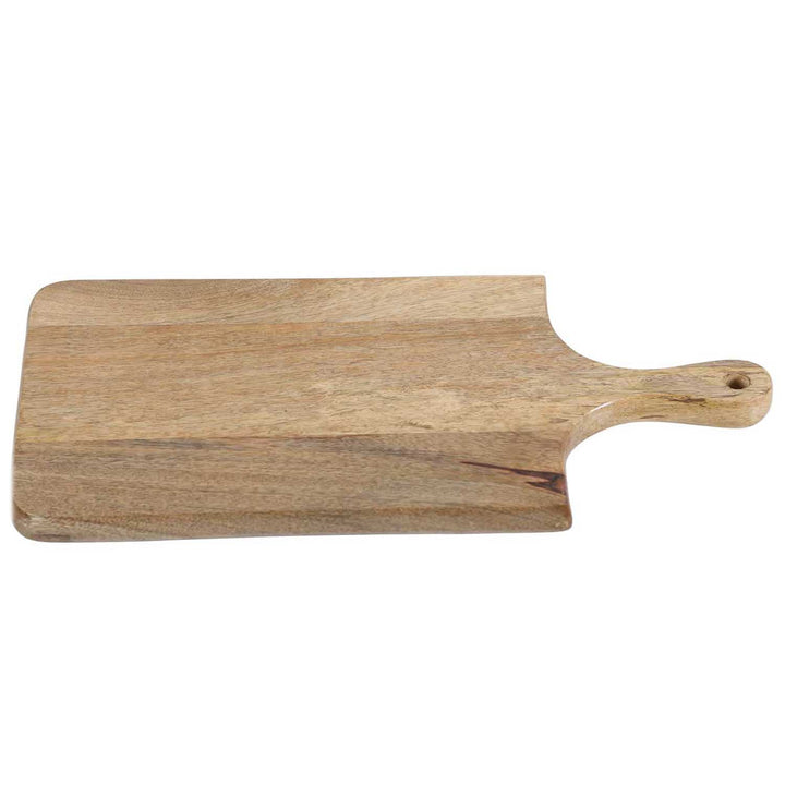 Tabla de servir de madera de 42 cm con asa ancha