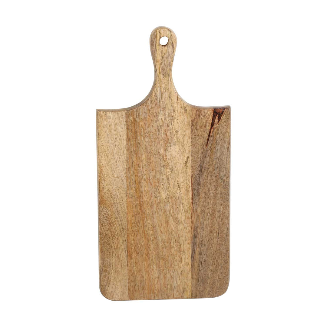 Tabla de servir de madera de 42 cm con asa ancha