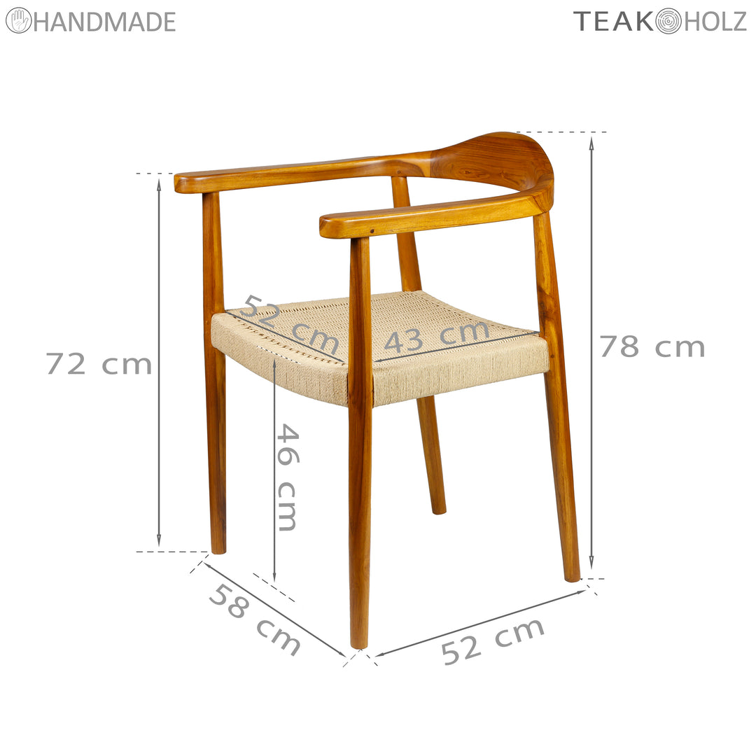 Silla de comedor de madera