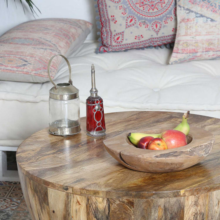 Cuenco de madera de teca Carlo