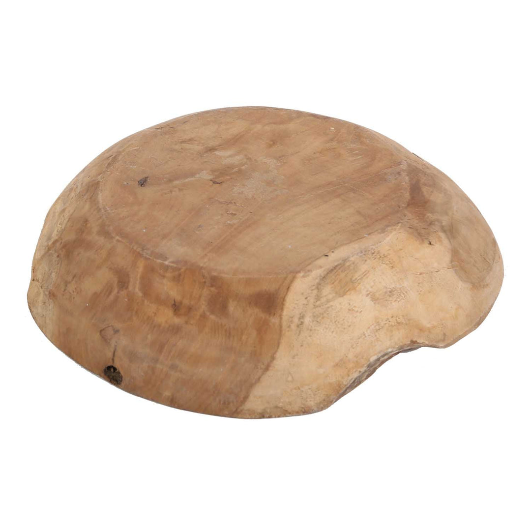 Cuenco de madera de teca Carlo