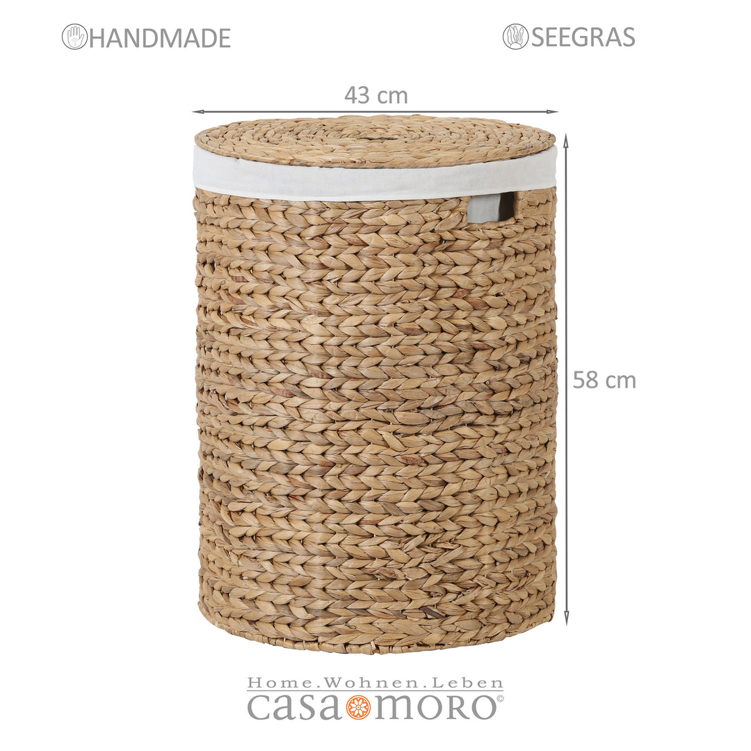 Cesto para la ropa sucia Zenta L con tapa