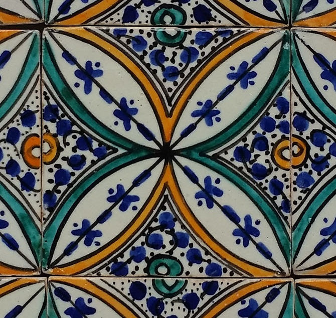Azulejo pintado a mano Saba