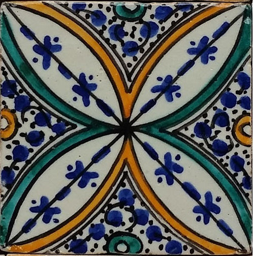 Azulejo pintado a mano Saba