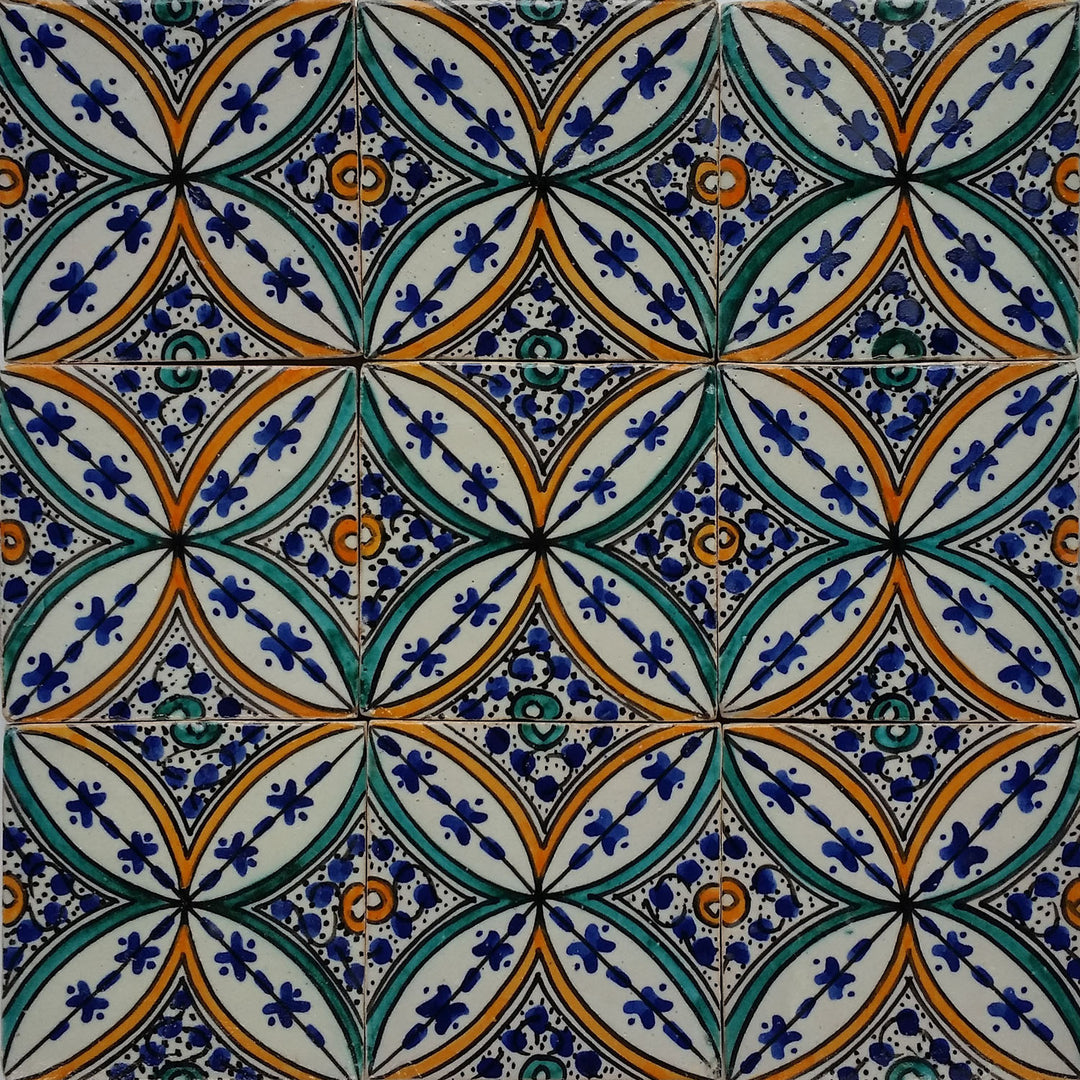 Azulejo pintado a mano Saba
