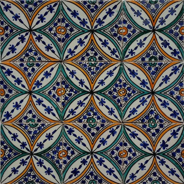Azulejo pintado a mano Saba