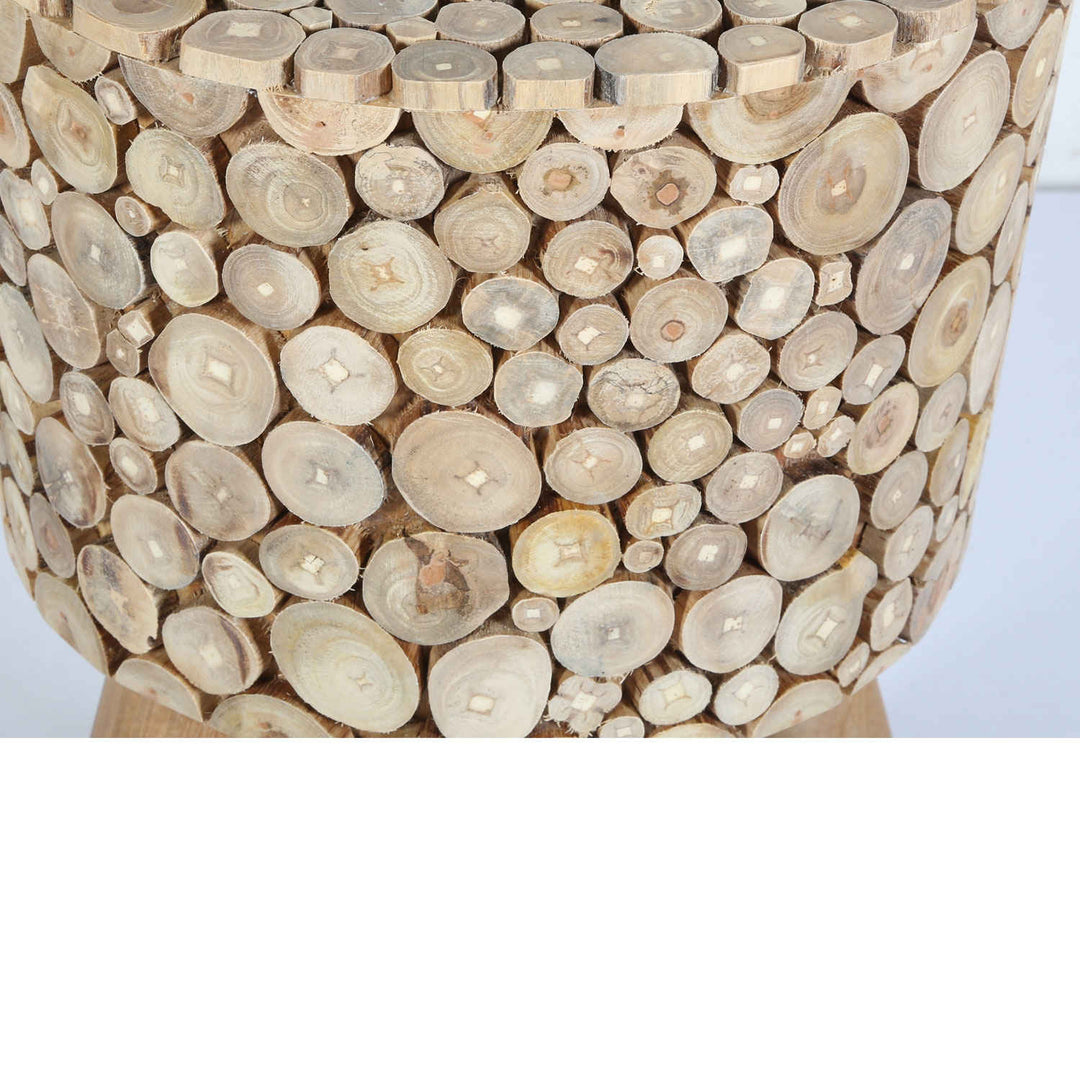 Taburete de madera de teca Merida