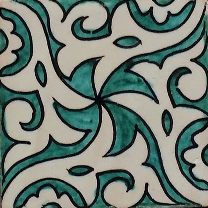 Azulejo pintado a mano - estilo casa de campo