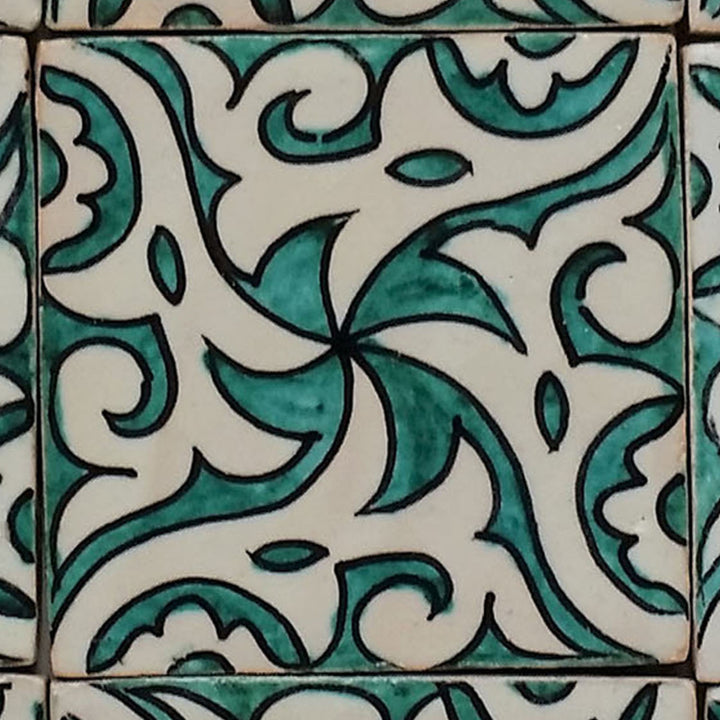Azulejo pintado a mano - estilo casa de campo