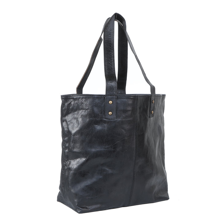 Bolso de piel para mujer Ayana Negro