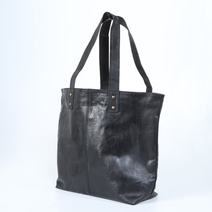 Bolso de piel para mujer Ayana Negro