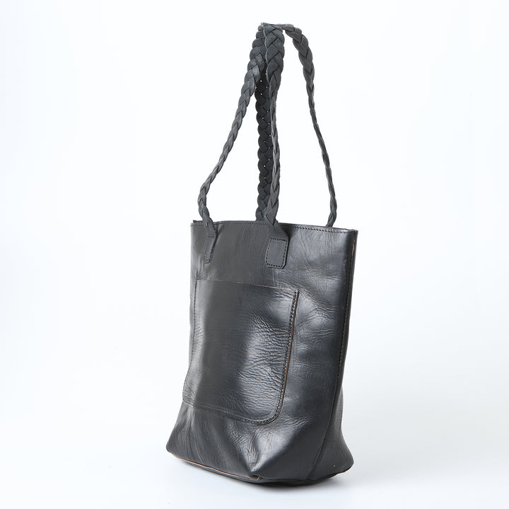 Bolso de piel para mujer Delia Negro