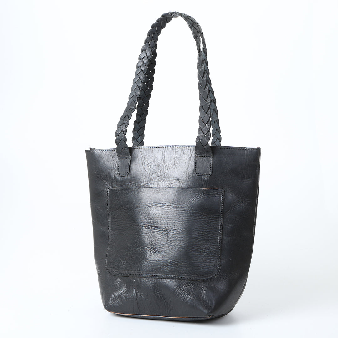 Bolso de piel para mujer Delia Negro