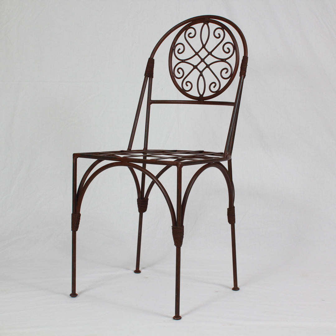 Silla marroquí de hierro Dalya