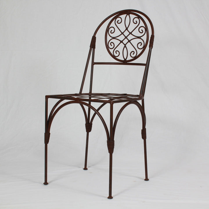 Silla marroquí de hierro Dalya