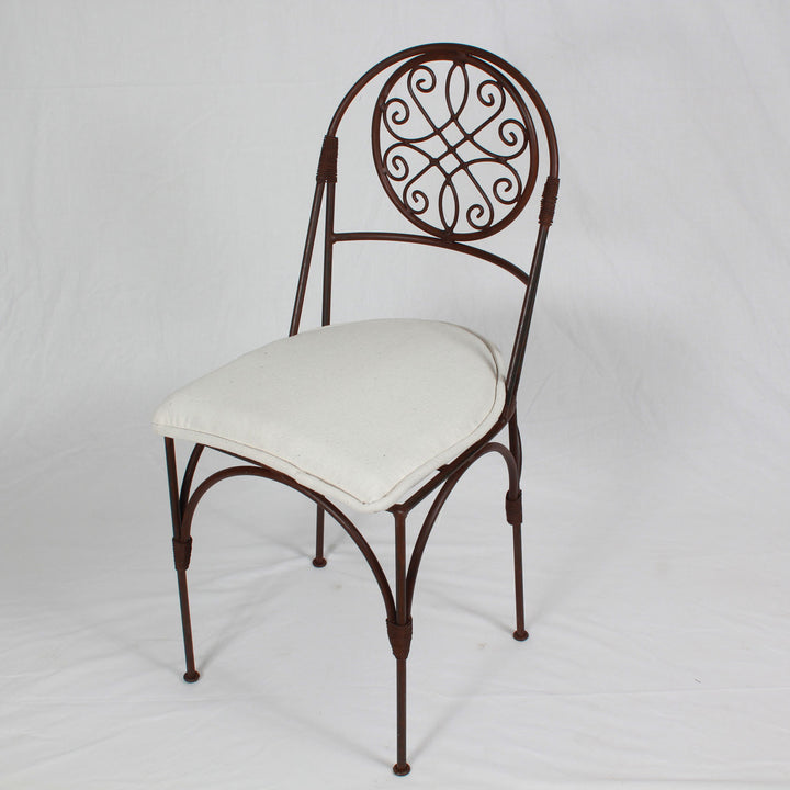 Silla marroquí de hierro Dalya