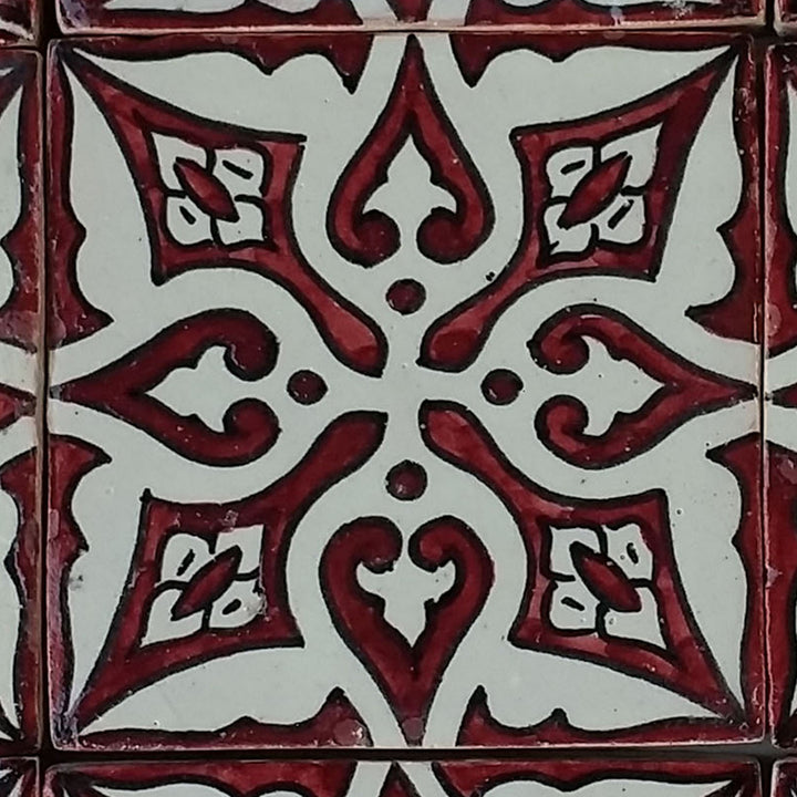 Azulejo pintado a mano – azulejo cerámico retro 10x10 cm