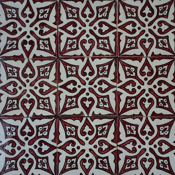 Azulejo pintado a mano – azulejo cerámico retro 10x10 cm