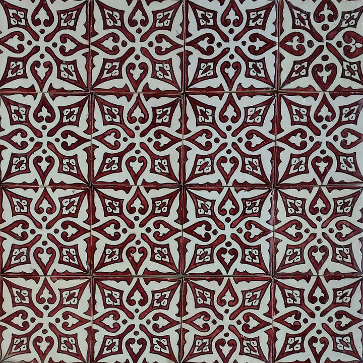 Azulejo pintado a mano – azulejo cerámico retro 10x10 cm