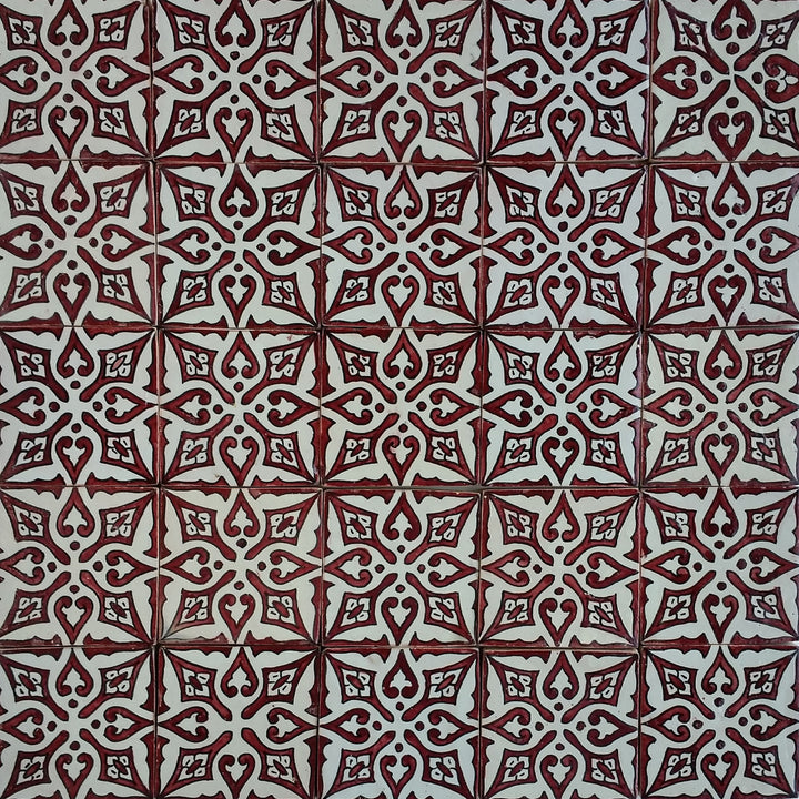 Azulejo pintado a mano – azulejo cerámico retro 10x10 cm