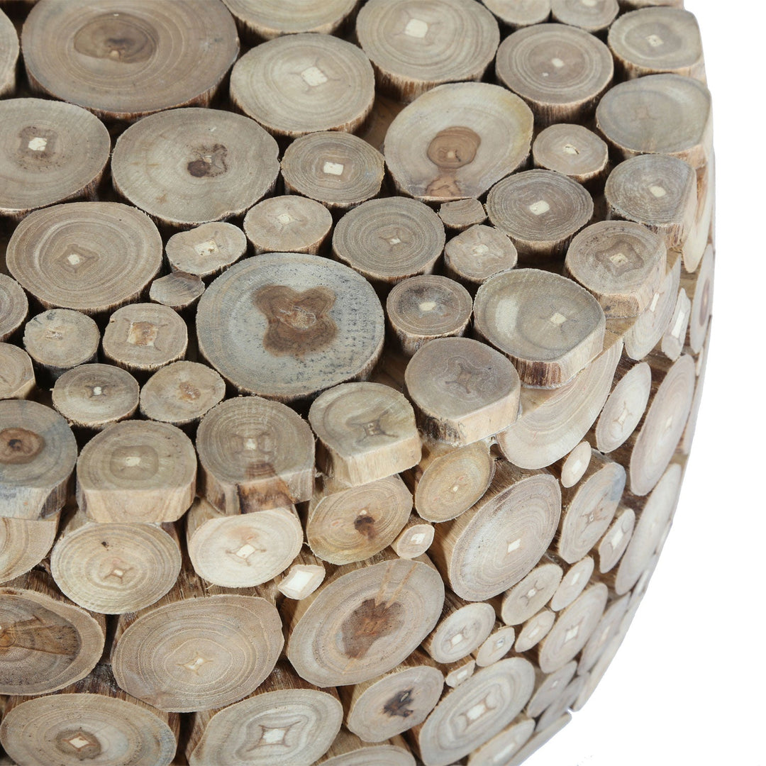 Taburete de madera de teca Samira