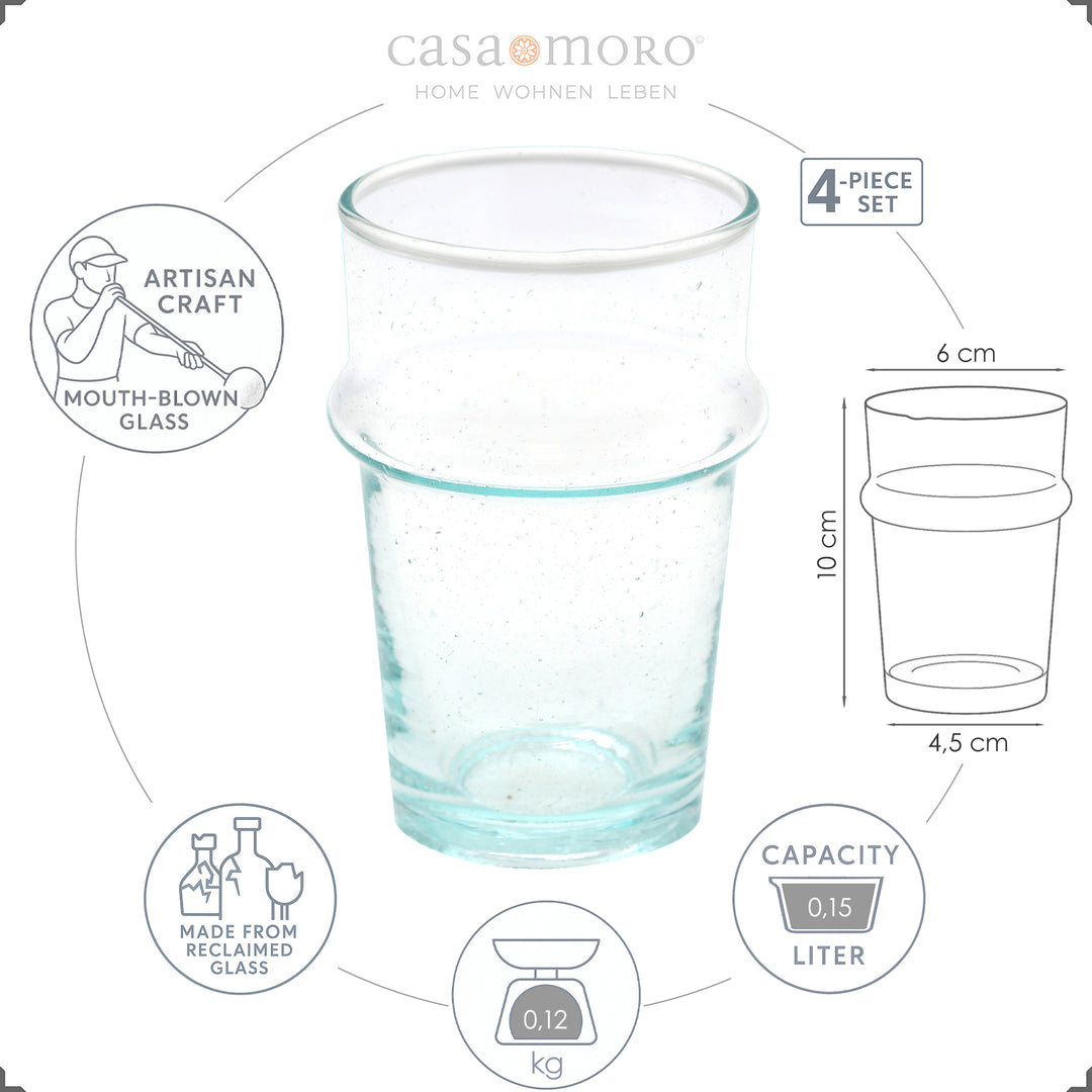 Juego de vasos de café.
