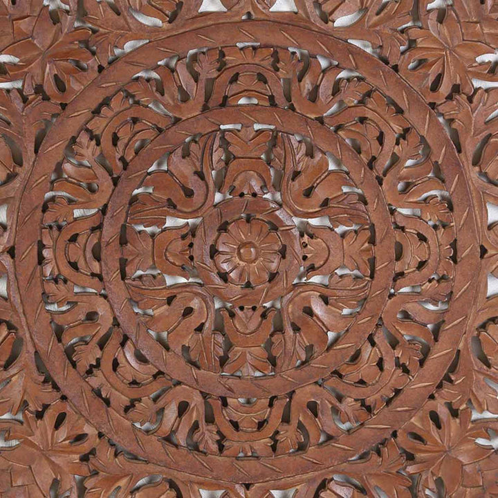 Mandala oriental de madera Lema