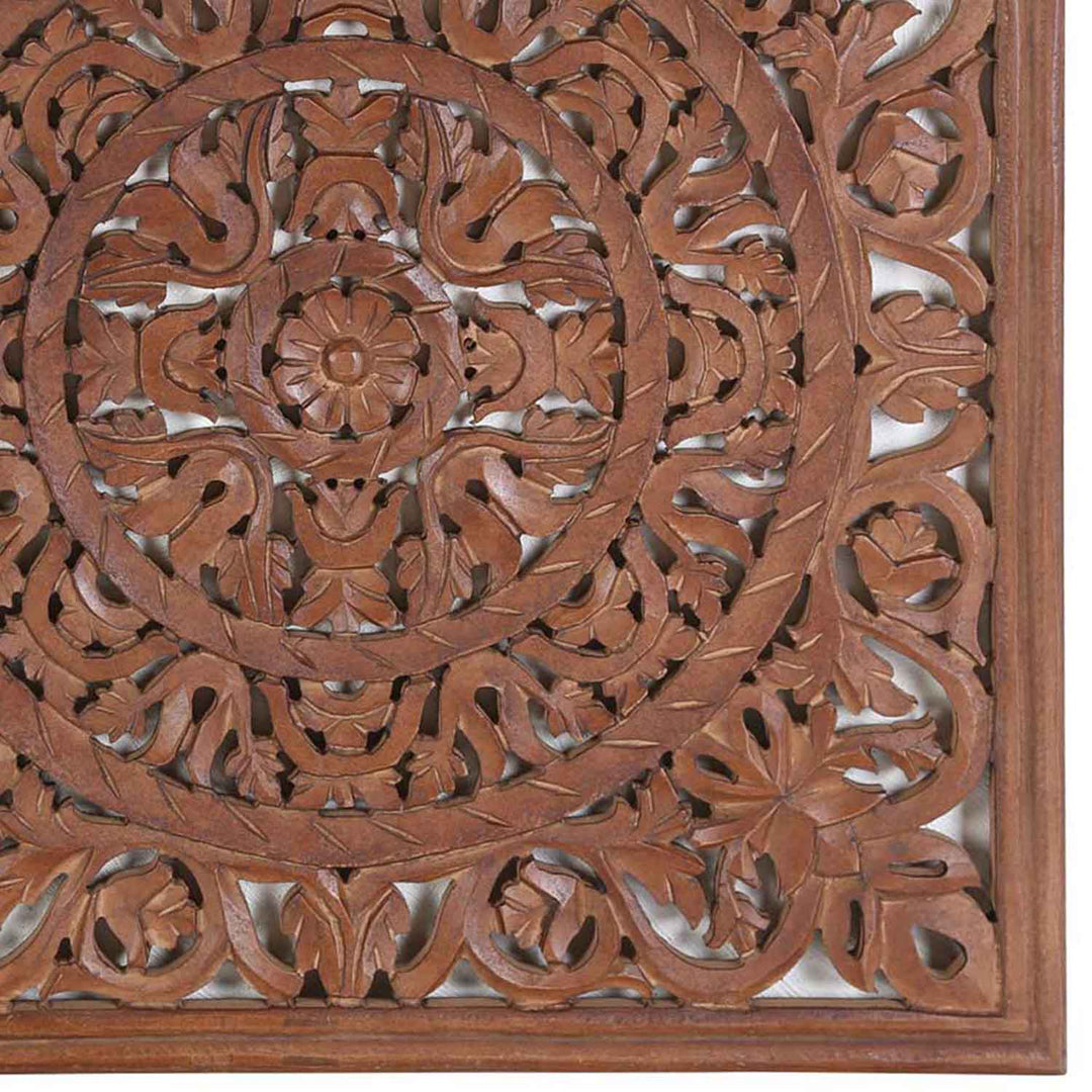 Mandala oriental de madera Lema