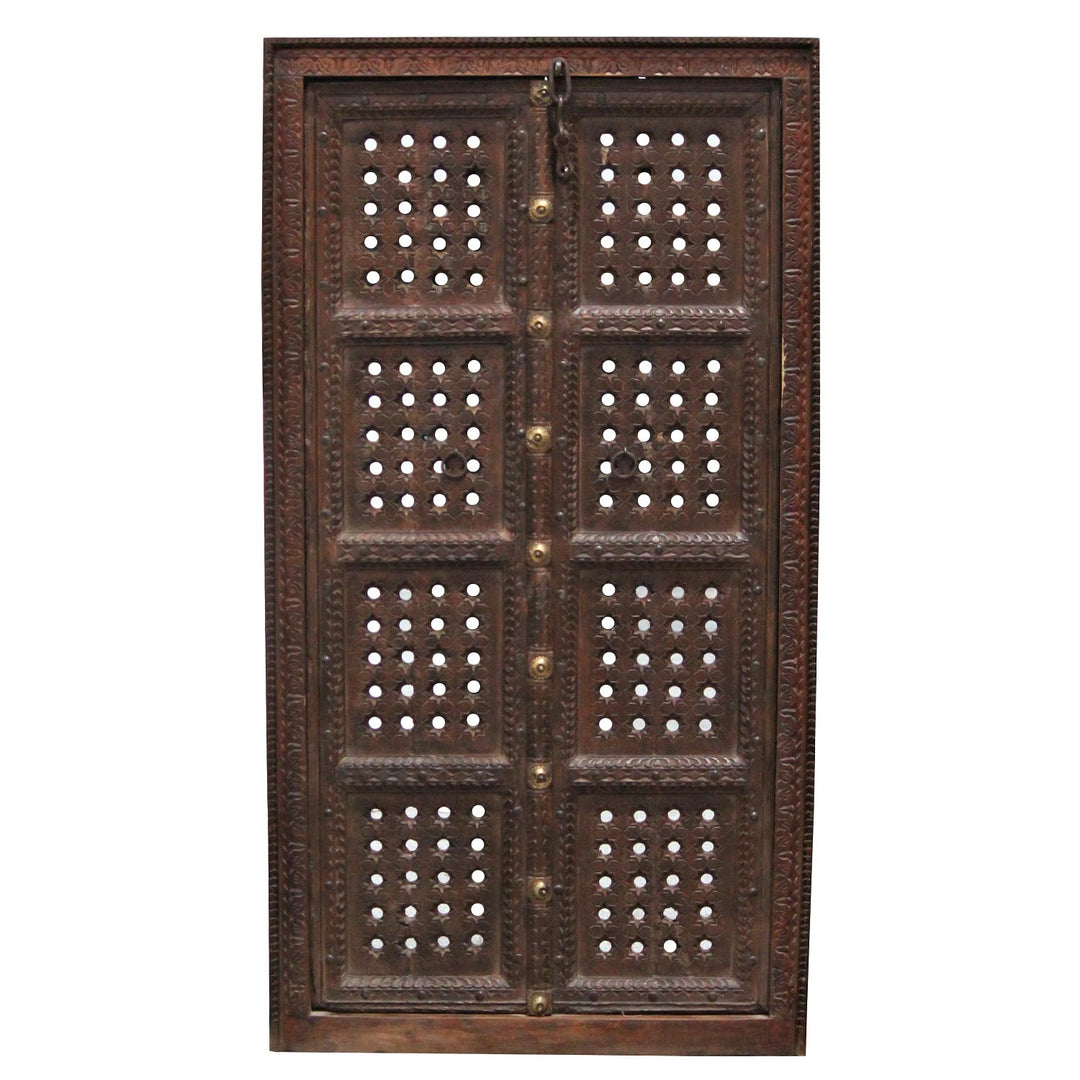 Puerta de madera india Ajala