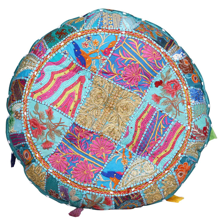Cojín de yoga patchwork Lali mediano