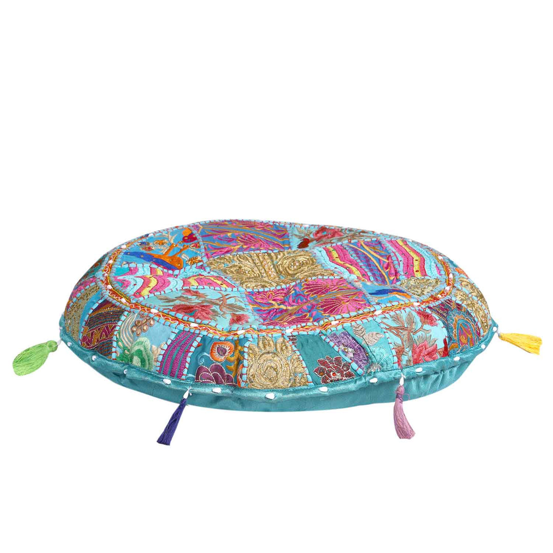 Cojín de yoga patchwork Lali mediano