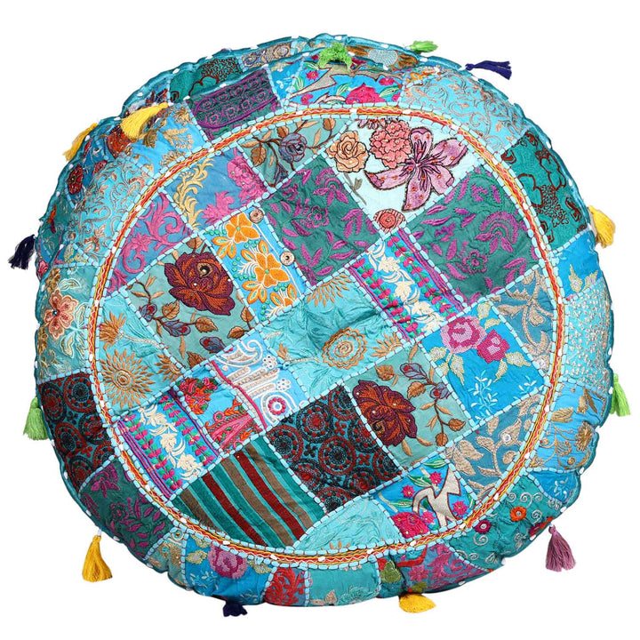 Cojín de yoga patchwork Lali grande
