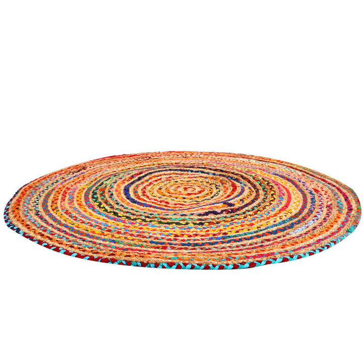 Alfombra de yute Tamani multicolor