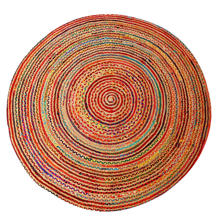Alfombra de yute Tamani multicolor