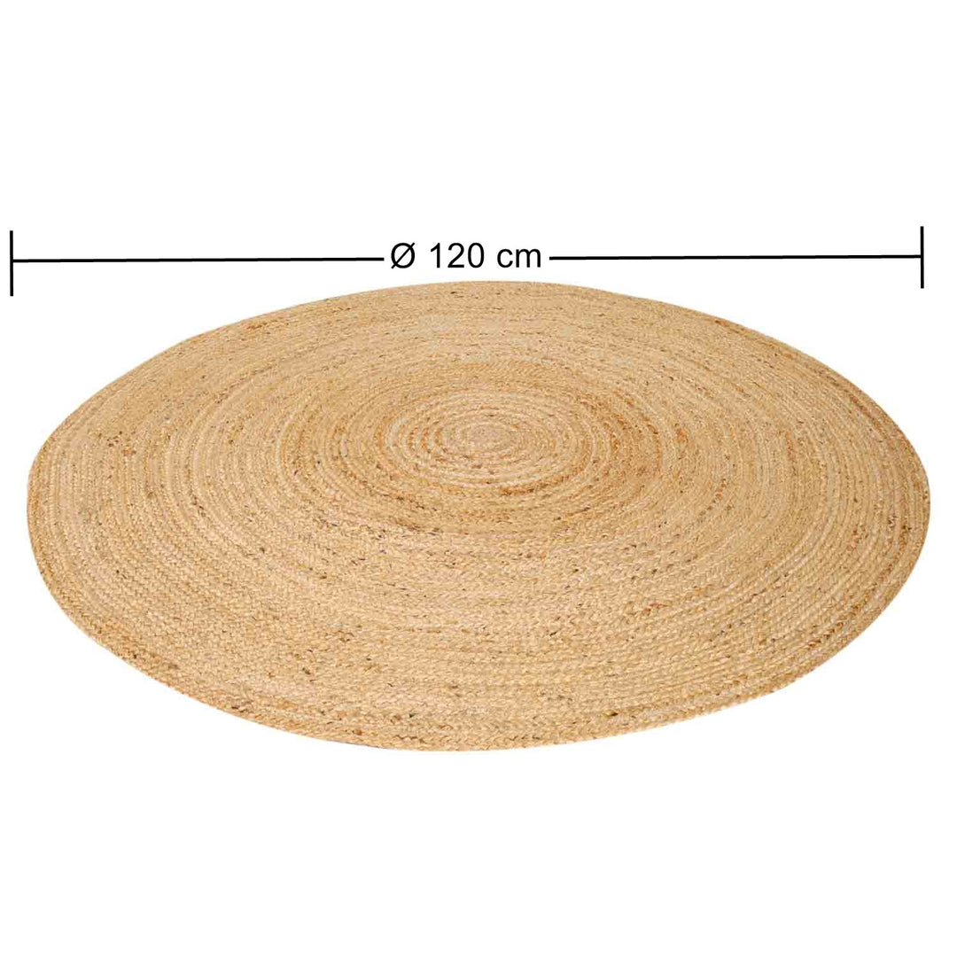 Alfombra de yute Tamani natural