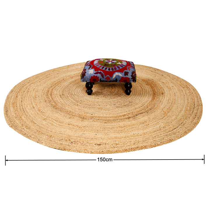 Alfombra de yute Tamani natural