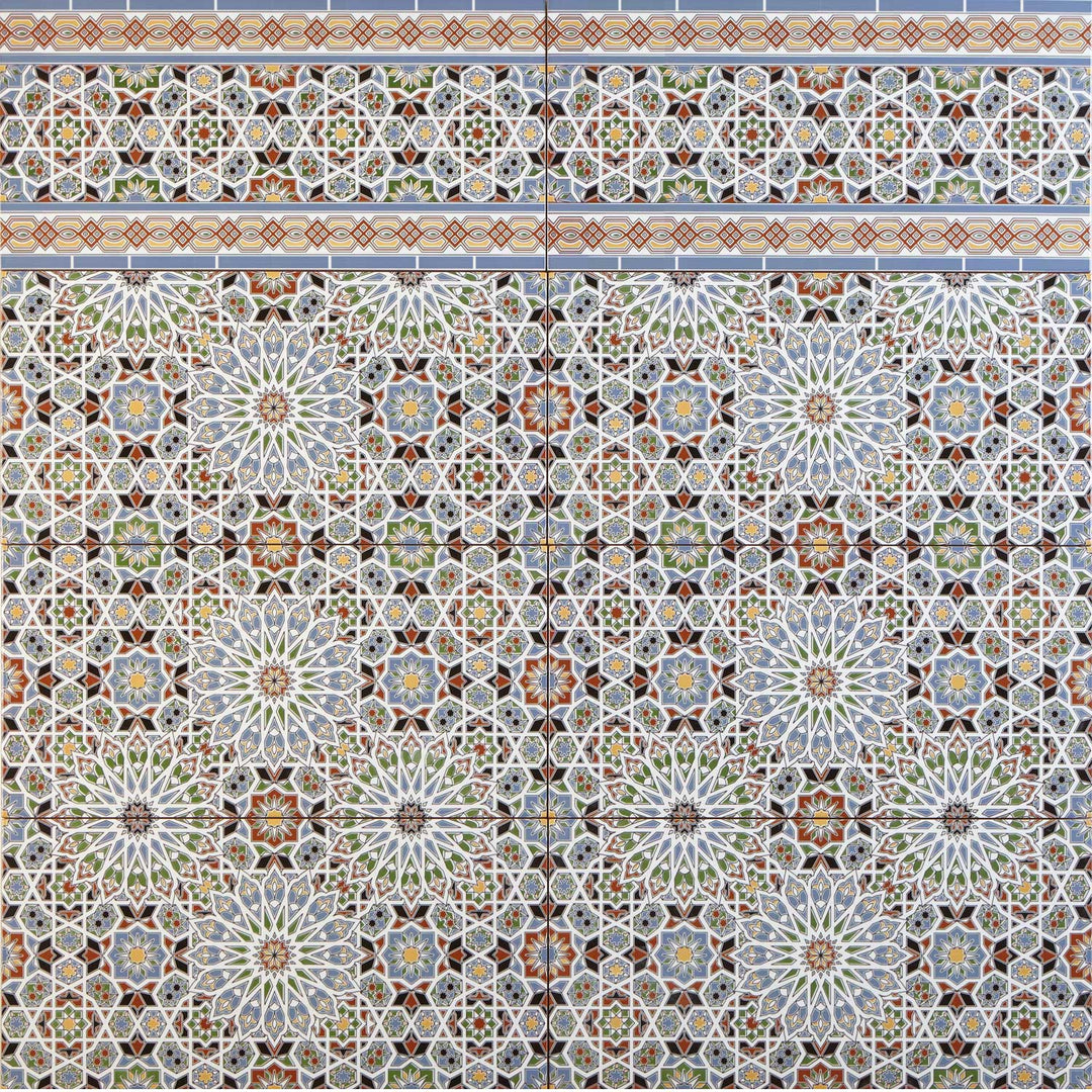 Borde oriental para azulejos de pared Asni