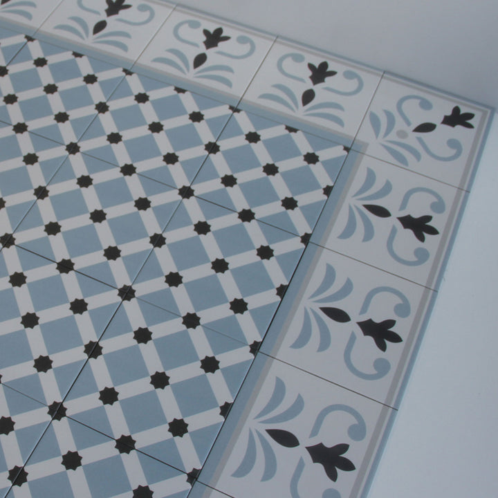 Borde de azulejos marroquí Cadis