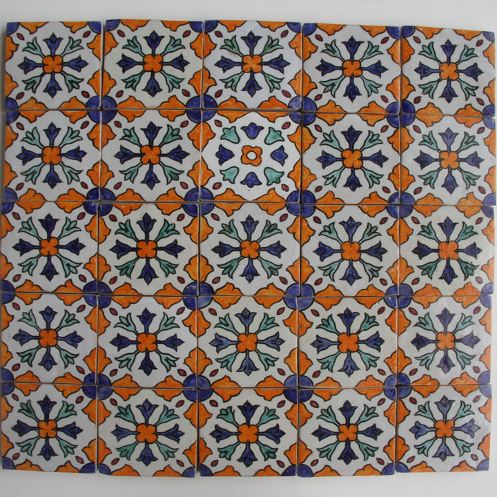 Azulejo pintado a mano Aya