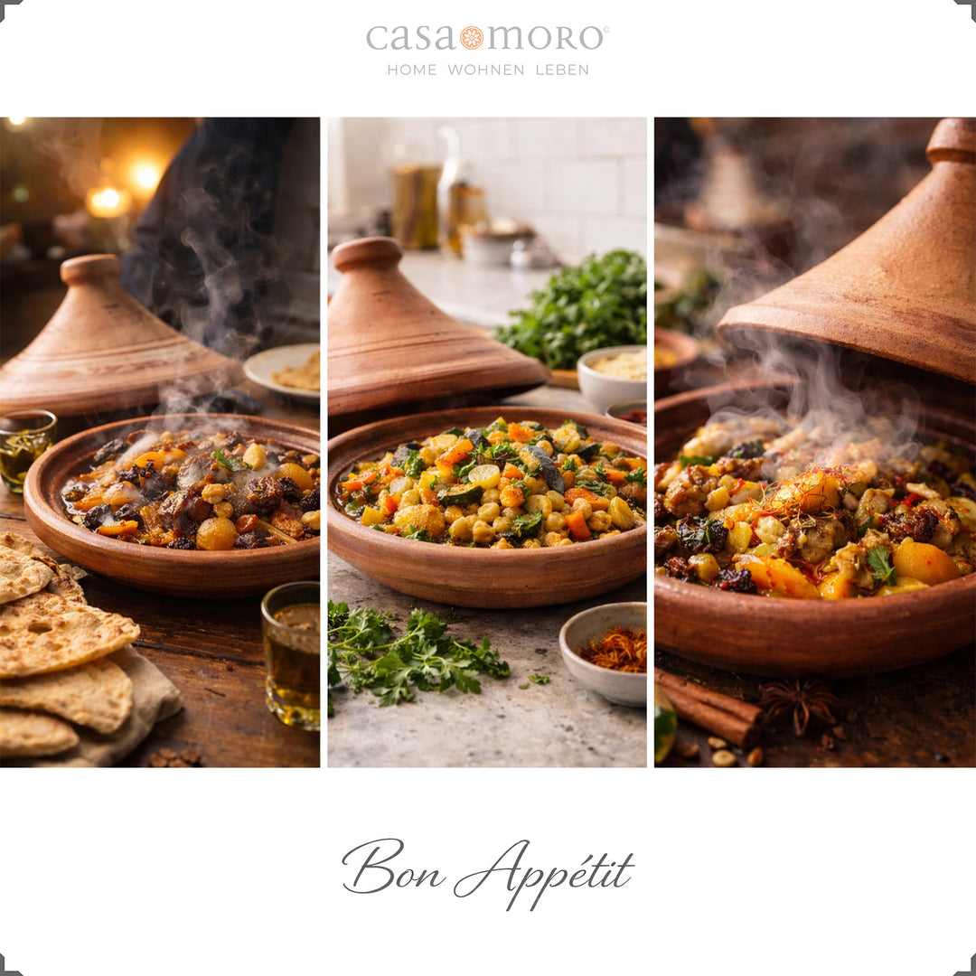 marroquí Tajine 25 cm al cocinar, mezcla de especias aromáticas para cordero, pescado o vegetariano
