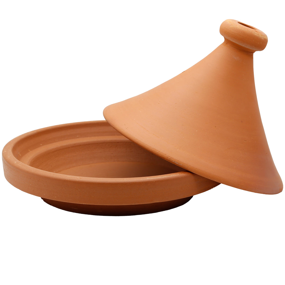 Tajine Olla de Marruecos 30 cm sin tapa, natural y sin esmaltar