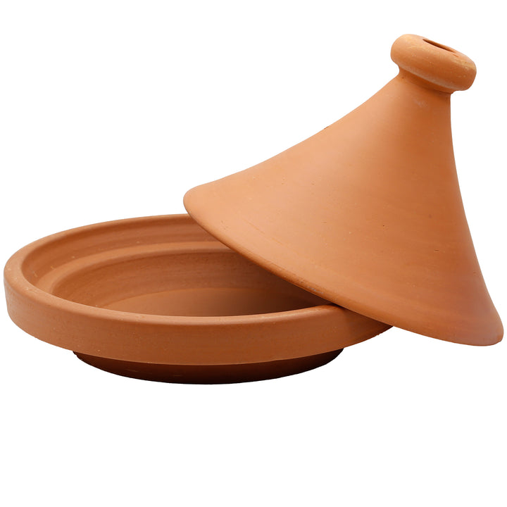 Tajine Olla de Marruecos 30 cm sin tapa, natural y sin esmaltar