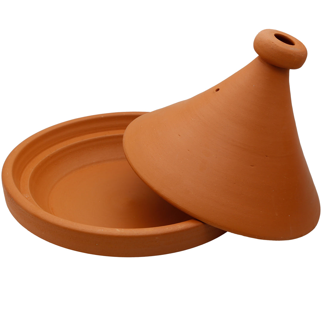 Tajine Olla de Marruecos 34 cm sin tapa, sin esmaltar y natural