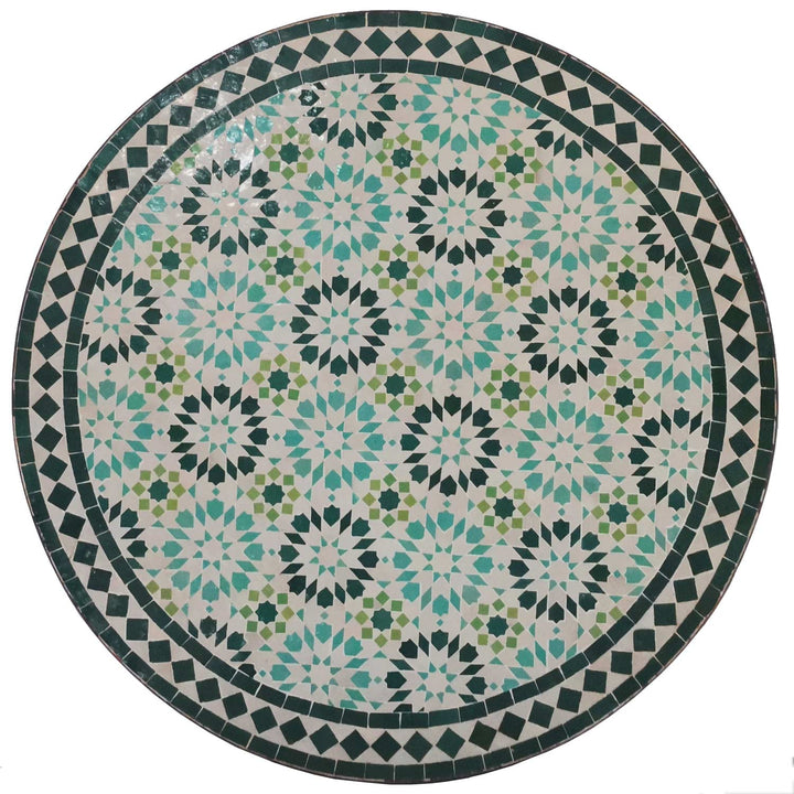 Mesa mosaico D90 Ankabut Turquesa