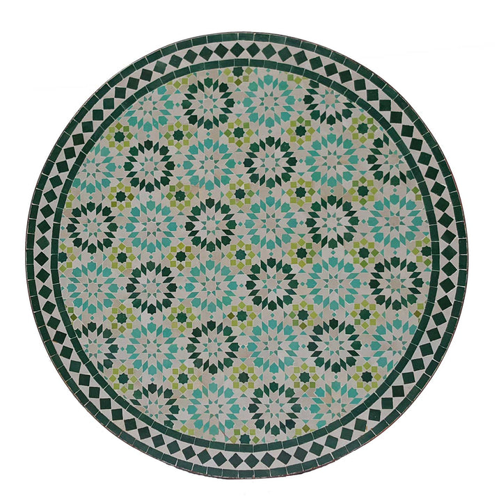 Mesa mosaico D100 Ankabut Turquesa